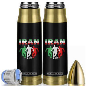 Supporting Iran Soccer Fan Bullet Tumbler Proud Persian Heritage Gift