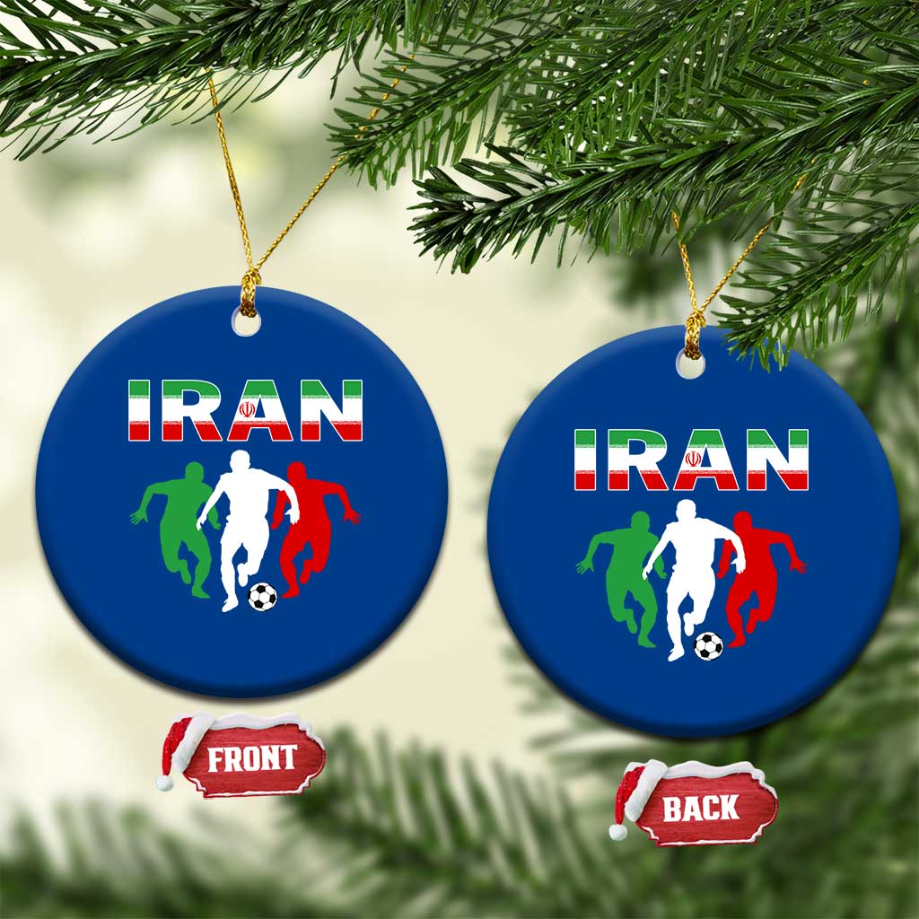 Supporting Iran Soccer Fan Ceramic Ornament Proud Persian Heritage Gift TS12 1pc Blue Print Your Wear