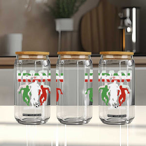 Supporting Iran Soccer Fan Glass Can Proud Persian Heritage Gift
