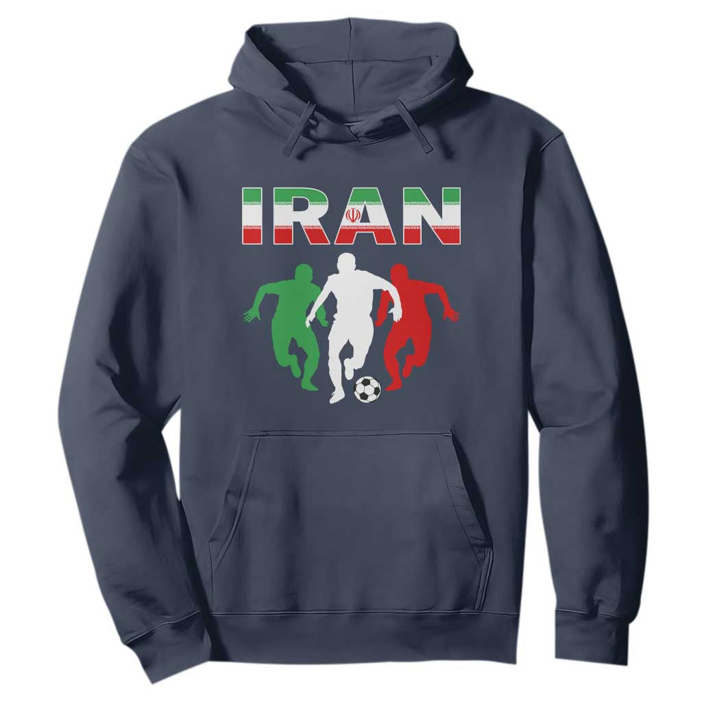 Supporting Iran Soccer Fan Hoodie Proud Persian Heritage Gift