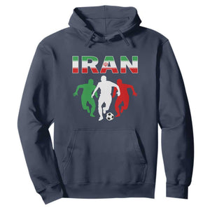 Supporting Iran Soccer Fan Hoodie Proud Persian Heritage Gift