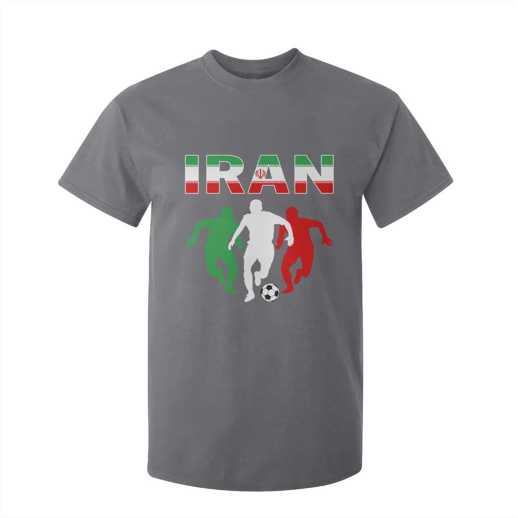 Supporting Iran Soccer Fan T Shirt For Kid Proud Persian Heritage Gift