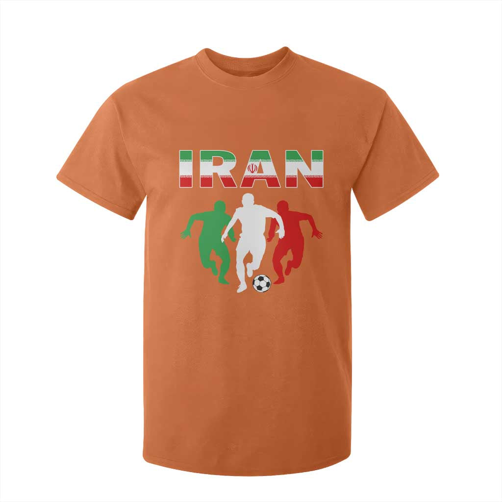 Supporting Iran Soccer Fan T Shirt For Kid Proud Persian Heritage Gift