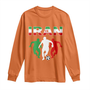Supporting Iran Soccer Fan Long Sleeve Shirt Proud Persian Heritage Gift
