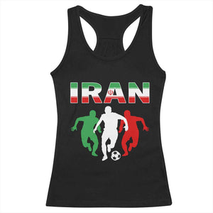 Supporting Iran Soccer Fan Racerback Tank Top Proud Persian Heritage Gift