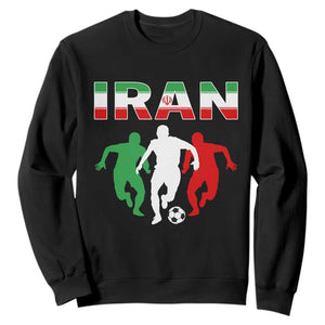 Supporting Iran Soccer Fan Sweatshirt Proud Persian Heritage Gift