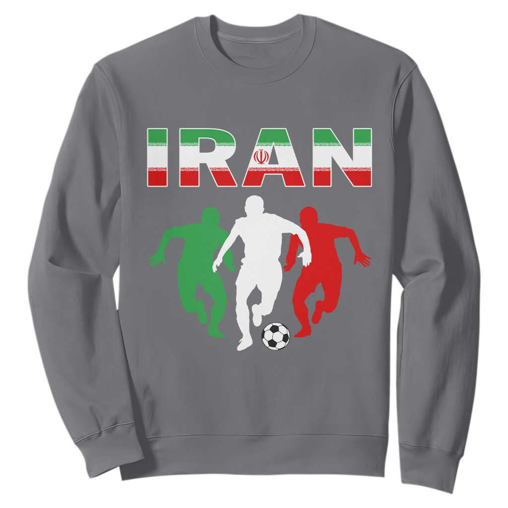 Supporting Iran Soccer Fan Sweatshirt Proud Persian Heritage Gift
