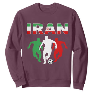 Supporting Iran Soccer Fan Sweatshirt Proud Persian Heritage Gift