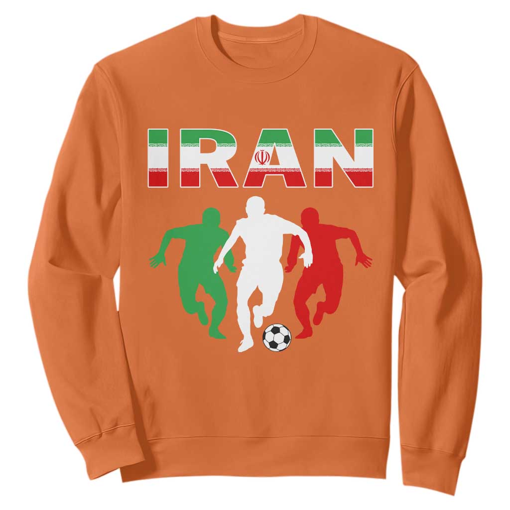Supporting Iran Soccer Fan Sweatshirt Proud Persian Heritage Gift