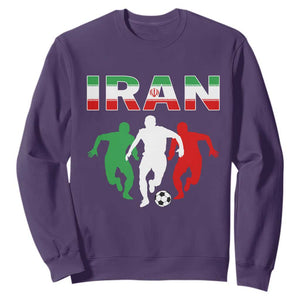 Supporting Iran Soccer Fan Sweatshirt Proud Persian Heritage Gift