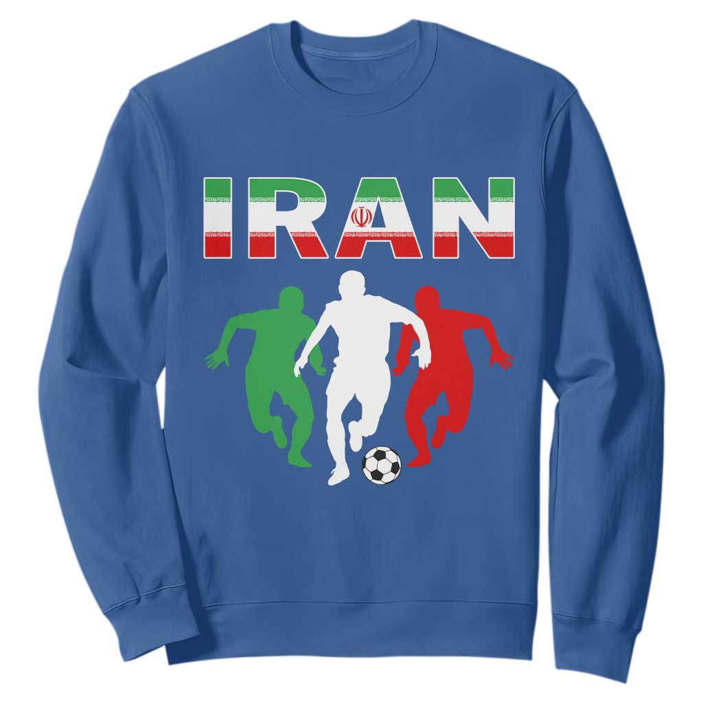 Supporting Iran Soccer Fan Sweatshirt Proud Persian Heritage Gift