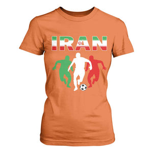 Supporting Iran Soccer Fan T Shirt For Women Proud Persian Heritage Gift