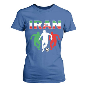 Supporting Iran Soccer Fan T Shirt For Women Proud Persian Heritage Gift