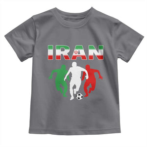 Supporting Iran Soccer Fan Toddler T Shirt Proud Persian Heritage Gift