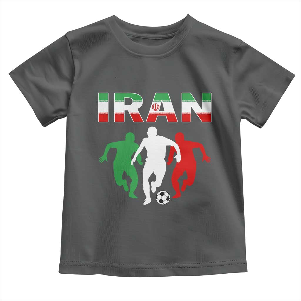 Supporting Iran Soccer Fan Toddler T Shirt Proud Persian Heritage Gift