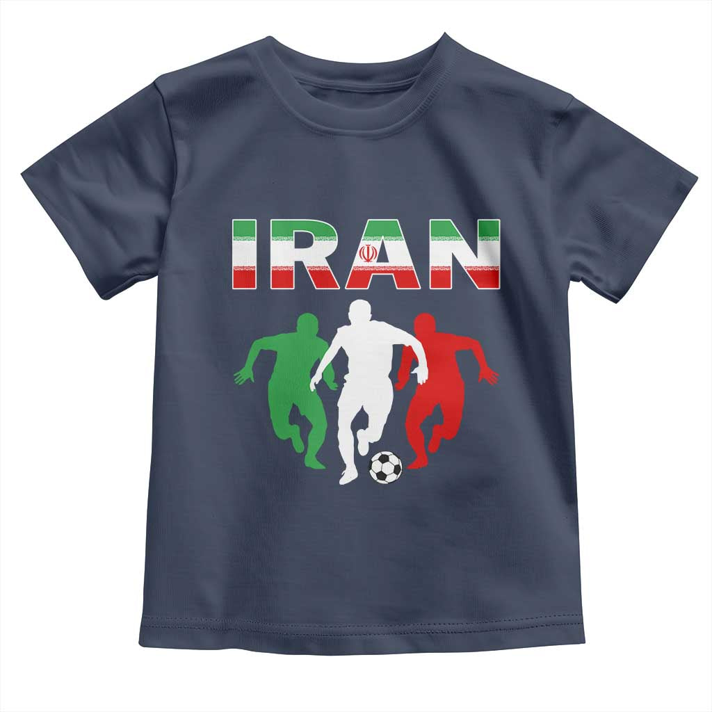 Supporting Iran Soccer Fan Toddler T Shirt Proud Persian Heritage Gift