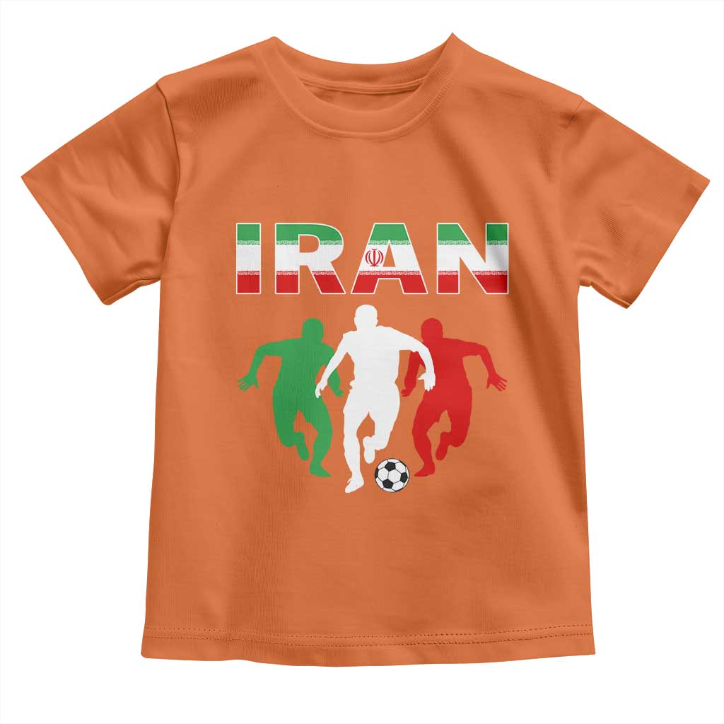 Supporting Iran Soccer Fan Toddler T Shirt Proud Persian Heritage Gift