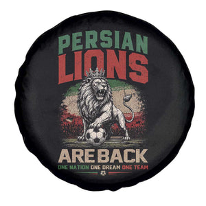 Proud Iran Soccer Fan Gift Spare Tire Cover Persian Lions Are Back