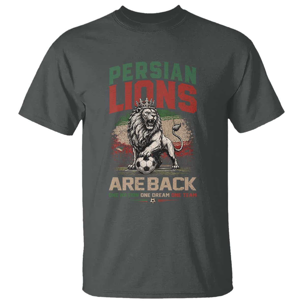 Proud Iran Soccer Fan Gift T Shirt Persian Lions Are Back