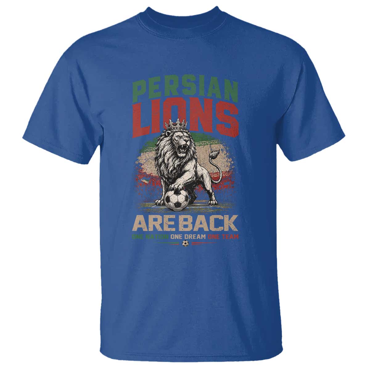 Proud Iran Soccer Fan Gift T Shirt Persian Lions Are Back