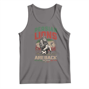 Proud Iran Soccer Fan Gift Tank Top Persian Lions Are Back