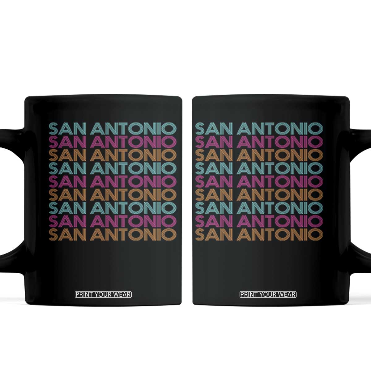 Vintage San Antonio Hoops Pride Coffee Mug Retro Basketball Fan
