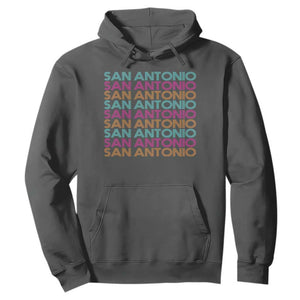 Vintage San Antonio Hoops Pride Hoodie Retro Basketball Fan