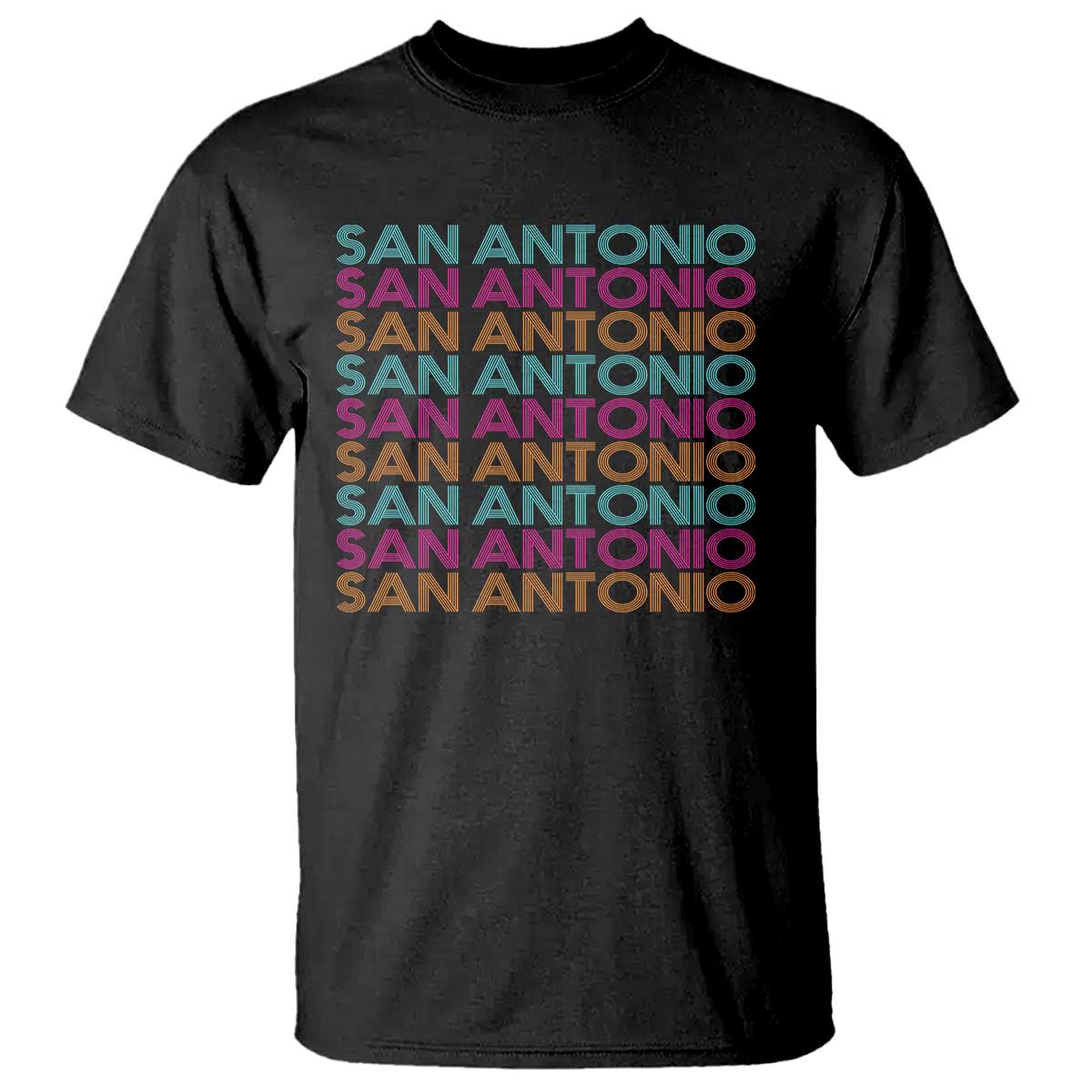Vintage San Antonio Hoops Pride T Shirt Retro Basketball Fan