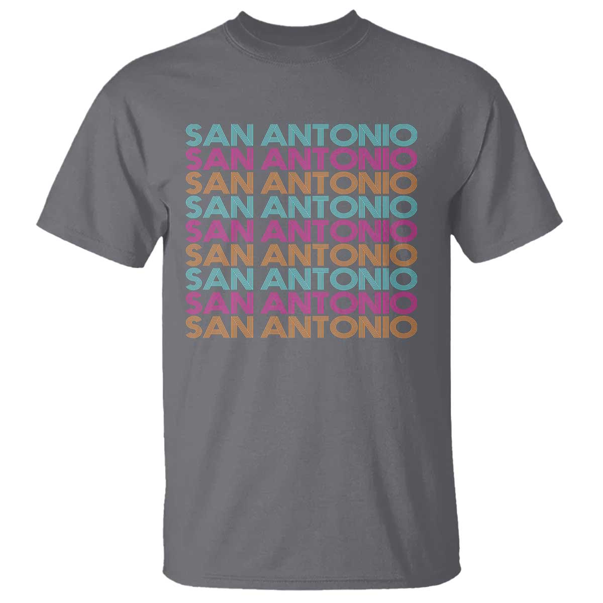Vintage San Antonio Hoops Pride T Shirt Retro Basketball Fan