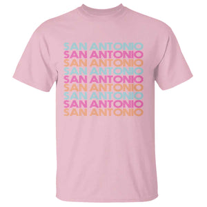 Vintage San Antonio Hoops Pride T Shirt Retro Basketball Fan