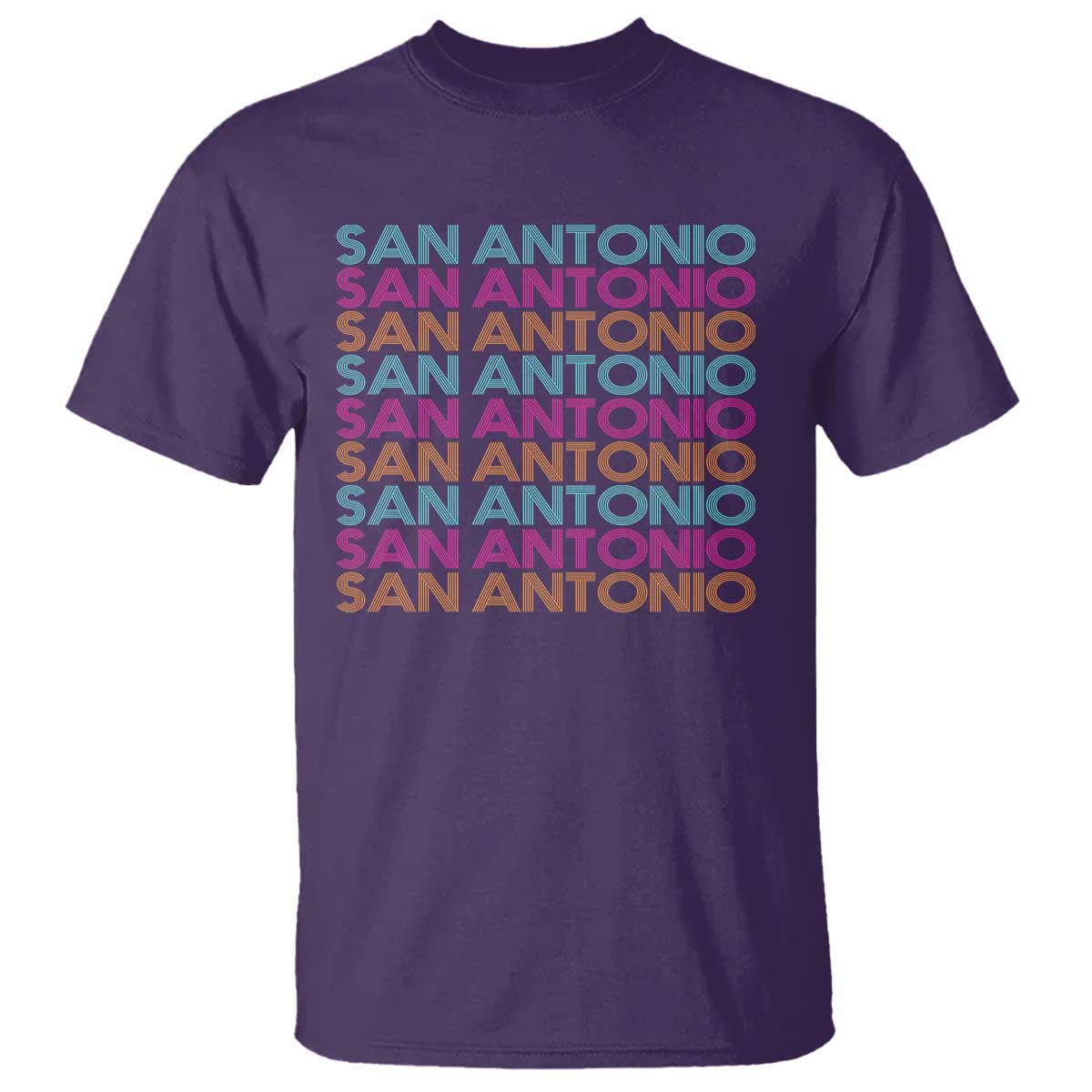 Vintage San Antonio Hoops Pride T Shirt Retro Basketball Fan