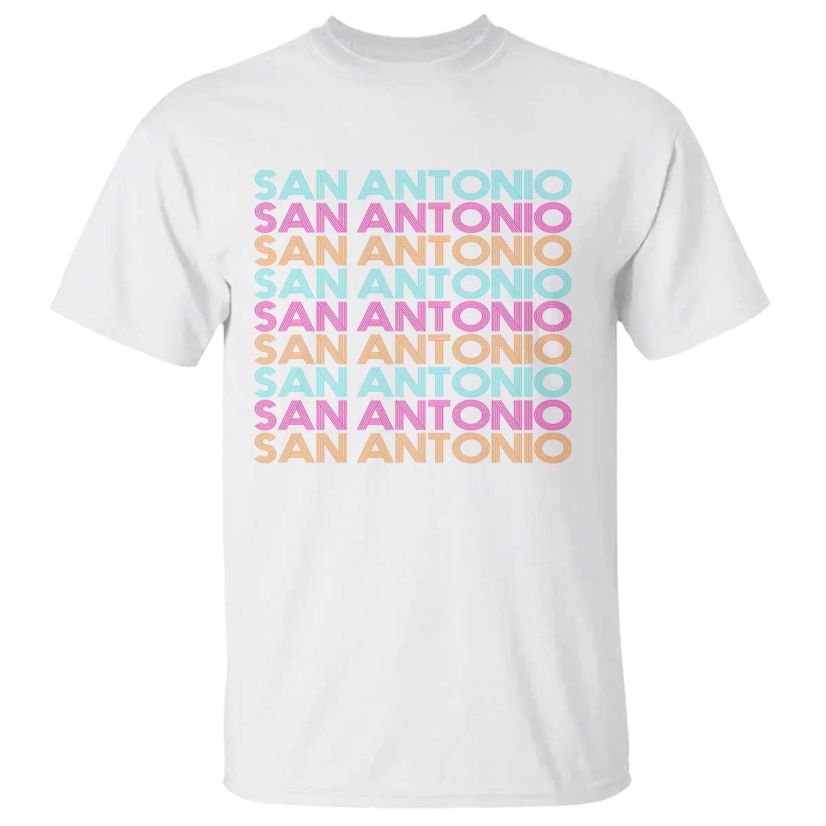 Vintage San Antonio Hoops Pride T Shirt Retro Basketball Fan