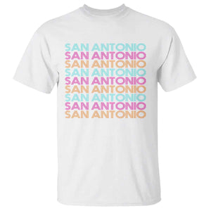 Vintage San Antonio Hoops Pride T Shirt Retro Basketball Fan