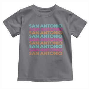 Vintage San Antonio Hoops Pride Toddler T Shirt Retro Basketball Fan