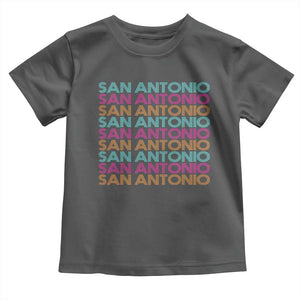 Vintage San Antonio Hoops Pride Toddler T Shirt Retro Basketball Fan