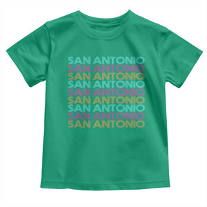 Vintage San Antonio Hoops Pride Toddler T Shirt Retro Basketball Fan