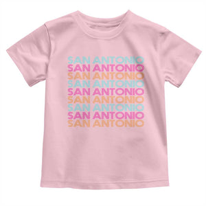 Vintage San Antonio Hoops Pride Toddler T Shirt Retro Basketball Fan