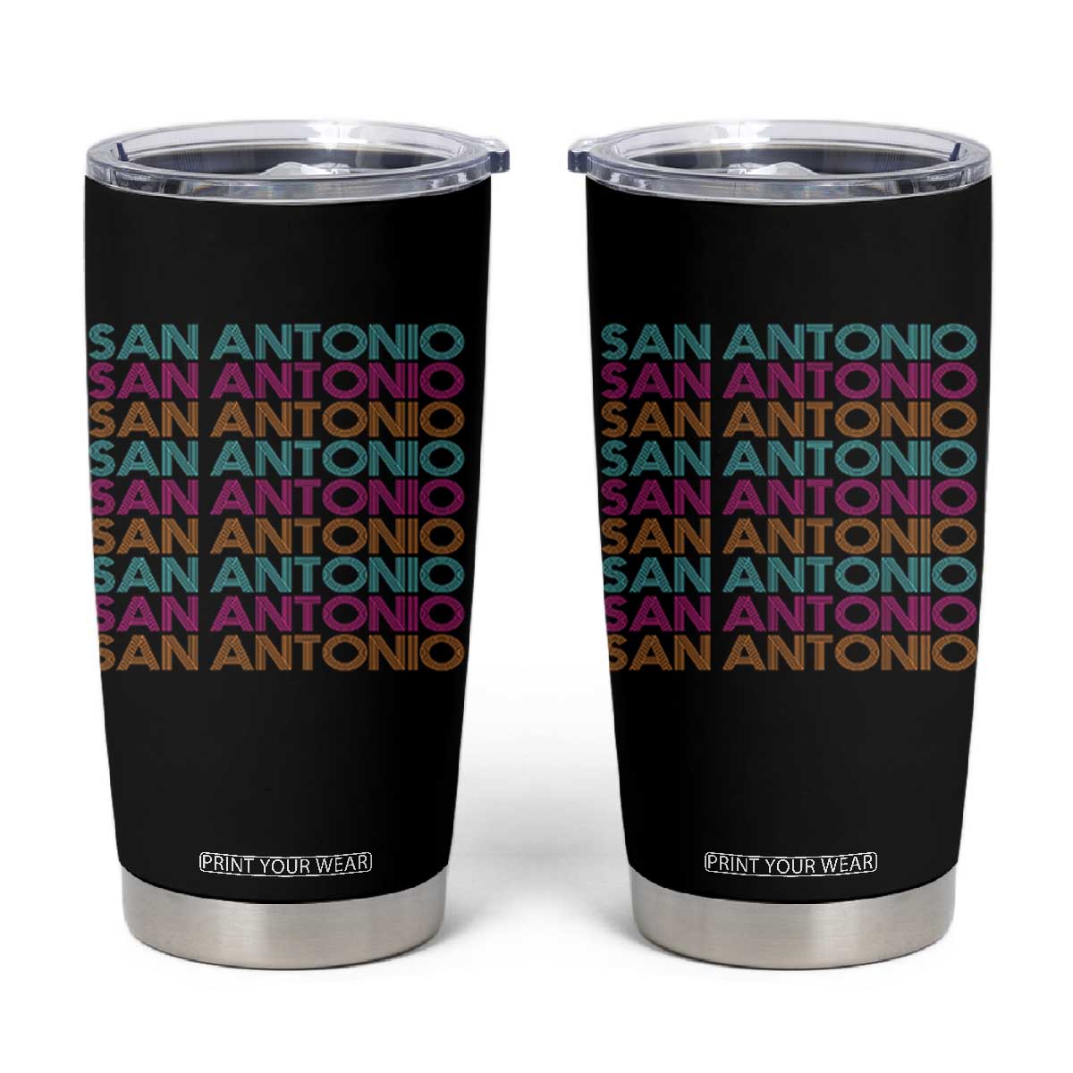 Vintage San Antonio Hoops Pride Tumbler Cup Retro Basketball Fan