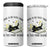 There Is No Such Thing As Too Many Books 4 in 1 Can Cooler Tumbler Cute Kitty Reading Book TS12 One Size: 16 oz White Print Your Wear