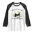There Is No Such Thing As Too Many Books Raglan Shirt Cute Kitty Reading Book TS12 White Black Print Your Wear