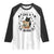 Easily Distracted By Cats And Books Raglan Shirt Funny Book Kitty Lover TS12 White Black Print Your Wear