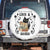 Easily Distracted By Cats And Books Spare Tire Cover Funny Book Kitty Lover TS12 No hole White Print Your Wear