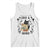 Easily Distracted By Cats And Books Tank Top Funny Book Kitty Lover TS12 White Print Your Wear