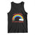 Take A Look It Is In A Book Tank Top Cute Rainbow Book Educational Quote TS12 Black Print Your Wear