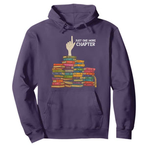 Just One More Chapter Hoodie Funny Book Lover TS12 Purple Print Your Wear