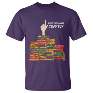 Just One More Chapter T Shirt Funny Book Lover TS12 Purple Print Your Wear