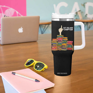 Just One More Chapter Tumbler With Handle Funny Book Lover TS12 Print Your Wear