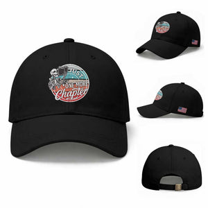 Just One More Chapter Baseball Cap Funny Skeleton Reading Book TS12 Baseball Cap Universal Fit Black Print Your Wear