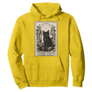 Funny The Cat Book Hoodie Kitty Lover Tarot Card TS12 Daisy Print Your Wear