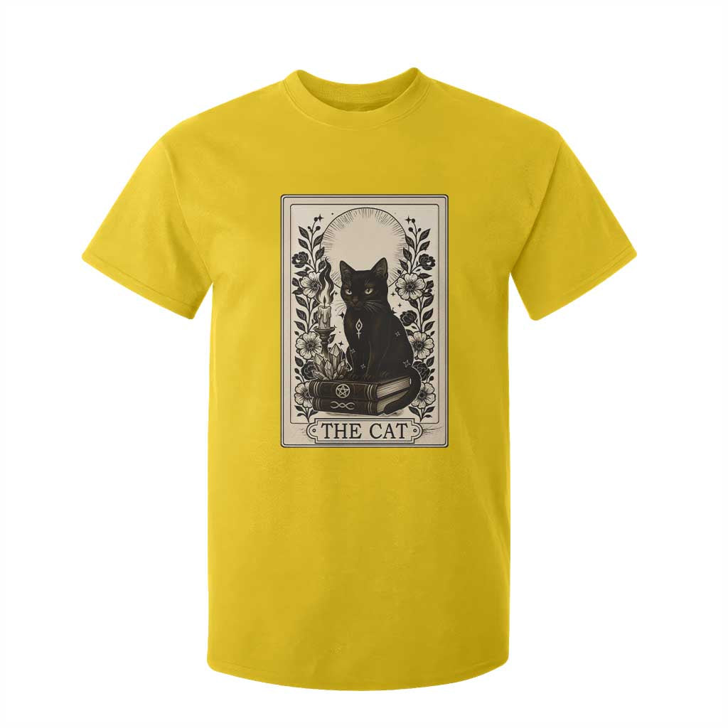 Funny The Cat Book T Shirt For Kid Kitty Lover Tarot Card TS12 Daisy Print Your Wear